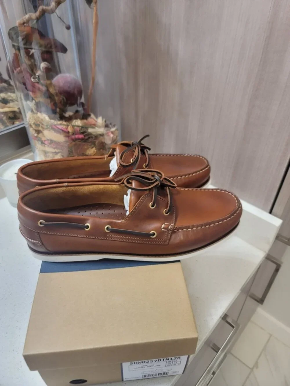 Charles Tyrwhitt Boat Deck Shoes Leather Loafers Mens Size  display picture 1